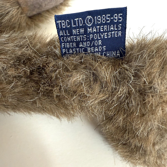 Vintage The Boyds Collection 1985-95 JB Bean Series Jointed Teddy Bear Brown - Picture 6 of 9